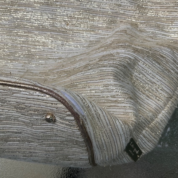 Kate Spade Champagne/Gold Large Bow Shoulder Bag - Picture 10 of 16